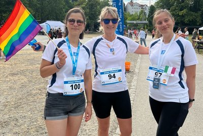 Team-Impressionen vom Stifterlauf in Jena