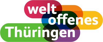 Logo: Weltoffenes Thüringen.